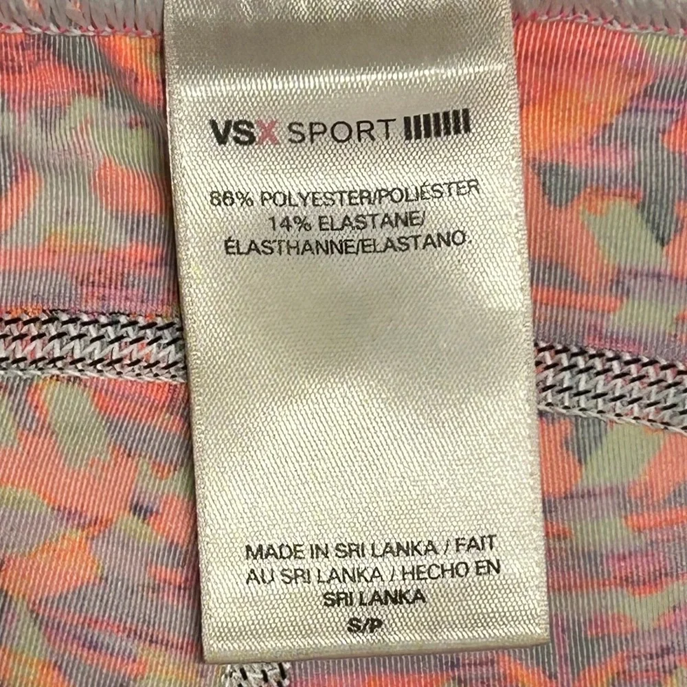 VSX Sport Shorts Womens Size S Multicolor Geometric Logo Print Athletic Running